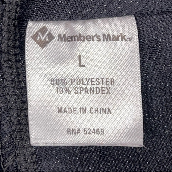 Large Black Glitter Knit Fleece Lined Leggings Pull On Stretch Comfortable - Picture 11 of 12